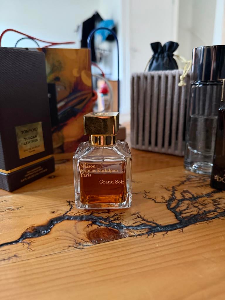 Maison Francis Kurkdjian Grand Soir & Amouage Interlude, Ophalen of Verzenden, Zo goed als nieuw