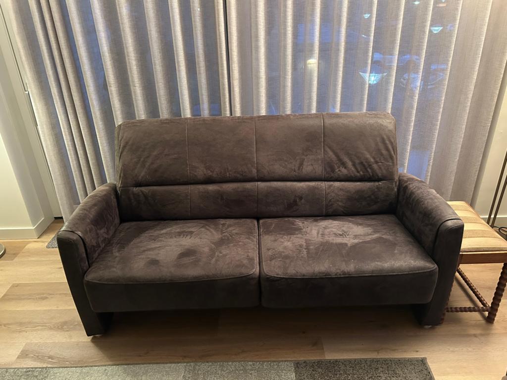 Comfortabele 2-zitsbank met verstelbare zitdiepte, Ophalen, Gebruikt, 150 tot 200 cm, Tweepersoons