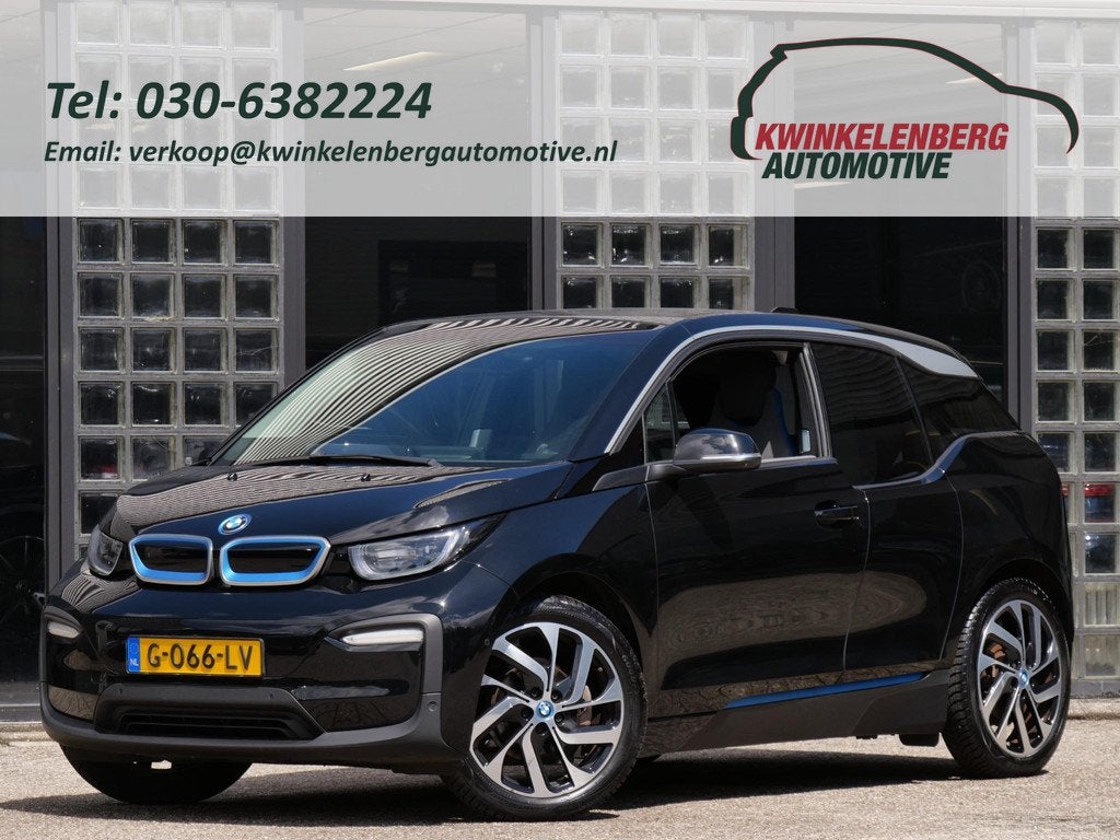 BMW i3 42kWh/ WARMTEPOMP/ CAMERA/ PDC V+A/ DAB/ SOH 87%, Auto's, BMW, Automaat, 4 stoelen, 258 min, Zwart