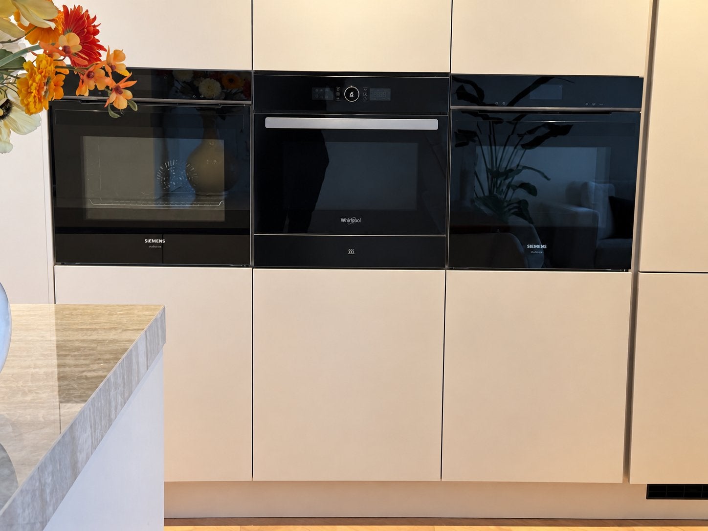 Whirlpool AMW 9605/NB Inbouw combimagnetron/oven, Ophalen, 45 tot 50 cm, Whirlpool, Hete lucht