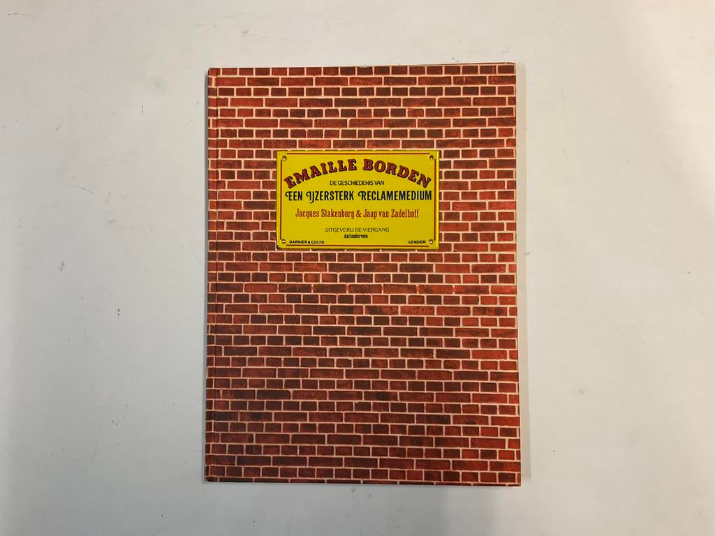 Boek, Emaille Borden, een ijzersterk reclame medium 1979., Ophalen of Verzenden