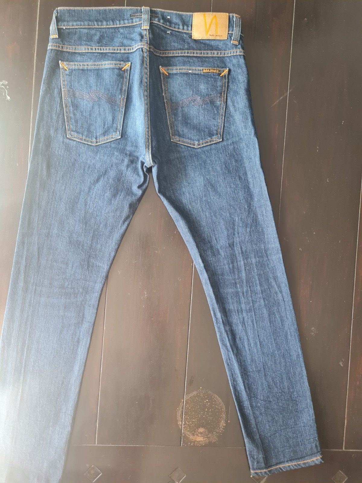 ZGAN CLASSIC NUDIE TIL TED TOR STRETCH JEANS SIZE 32/30!!!, Ophalen of Verzenden, Zo goed als nieuw, Blauw, W32 (confectie 46) of kleiner