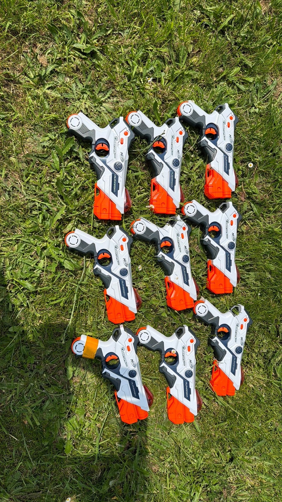 Nerf laser ops alphapoint , 9 stuks, Ophalen of Verzenden, Zo goed als nieuw