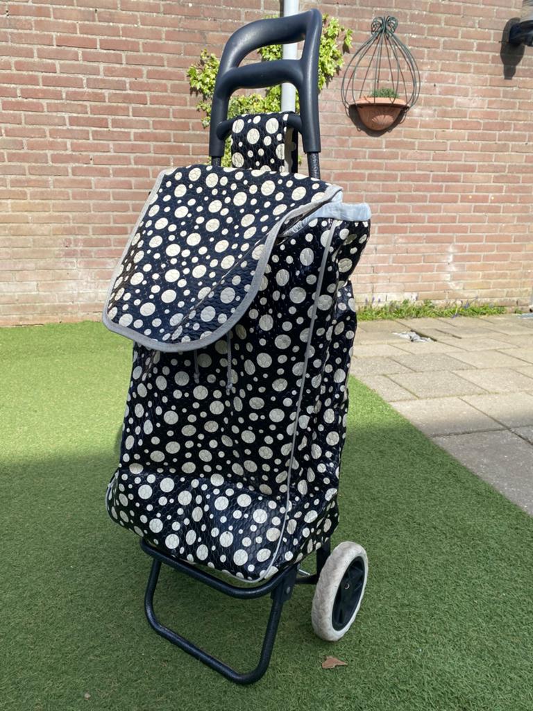 Boodschappen trolley, Wieltjes, 30 cm of meer, Gebruikt, 75 cm of meer