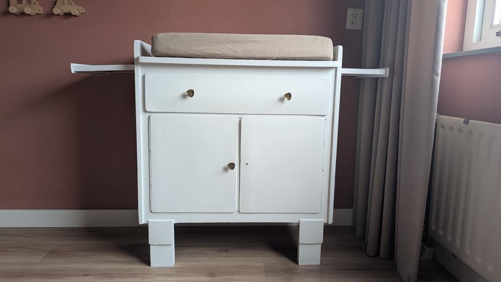 Vintage commode, Ophalen, Gebruikt, 50 tot 70 cm, 75 tot 100 cm