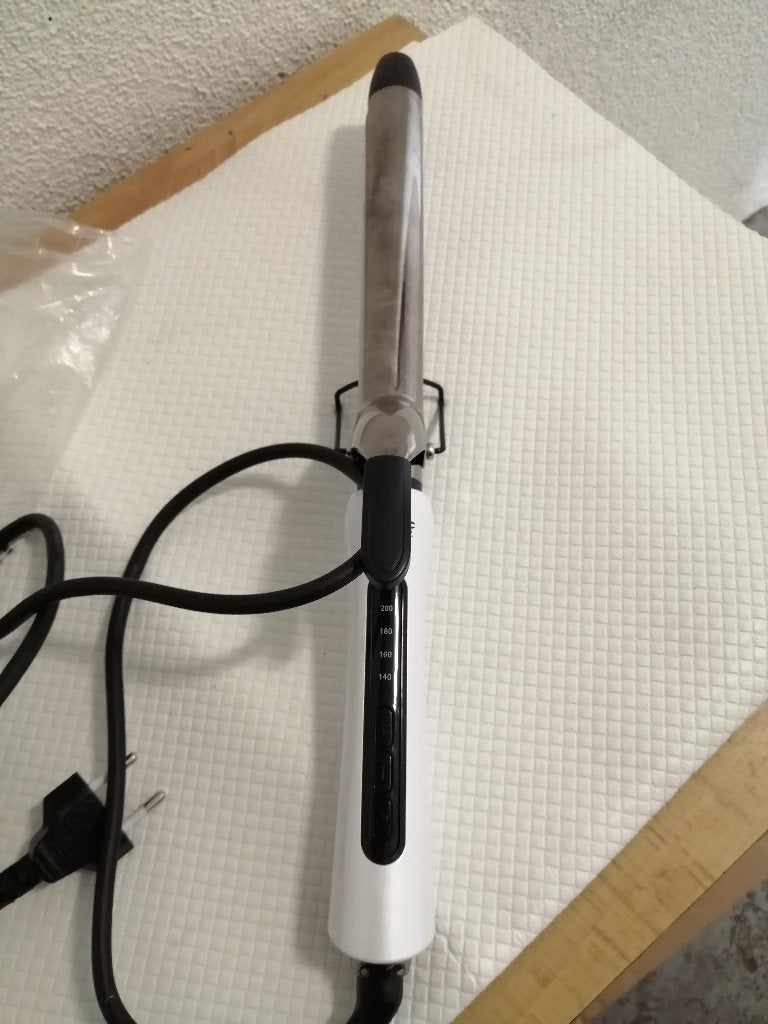 WEG=WEG!!! NIEUWE WITTE CERAMIC KRULTANG | NEW CURLING IRON, Ophalen of Verzenden, Zo goed als nieuw, Krultang of Stijltang