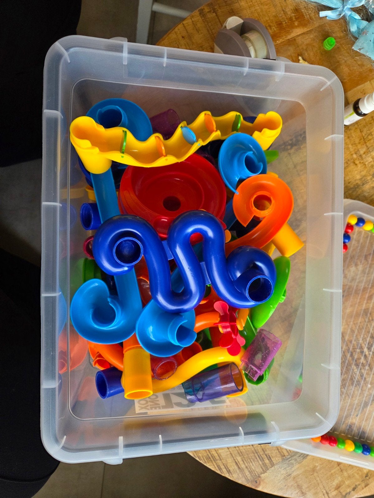 Marble Mountain + marble run knikkerbaan met 47 balletjes, Ophalen of Verzenden, Gebruikt, Overige merken