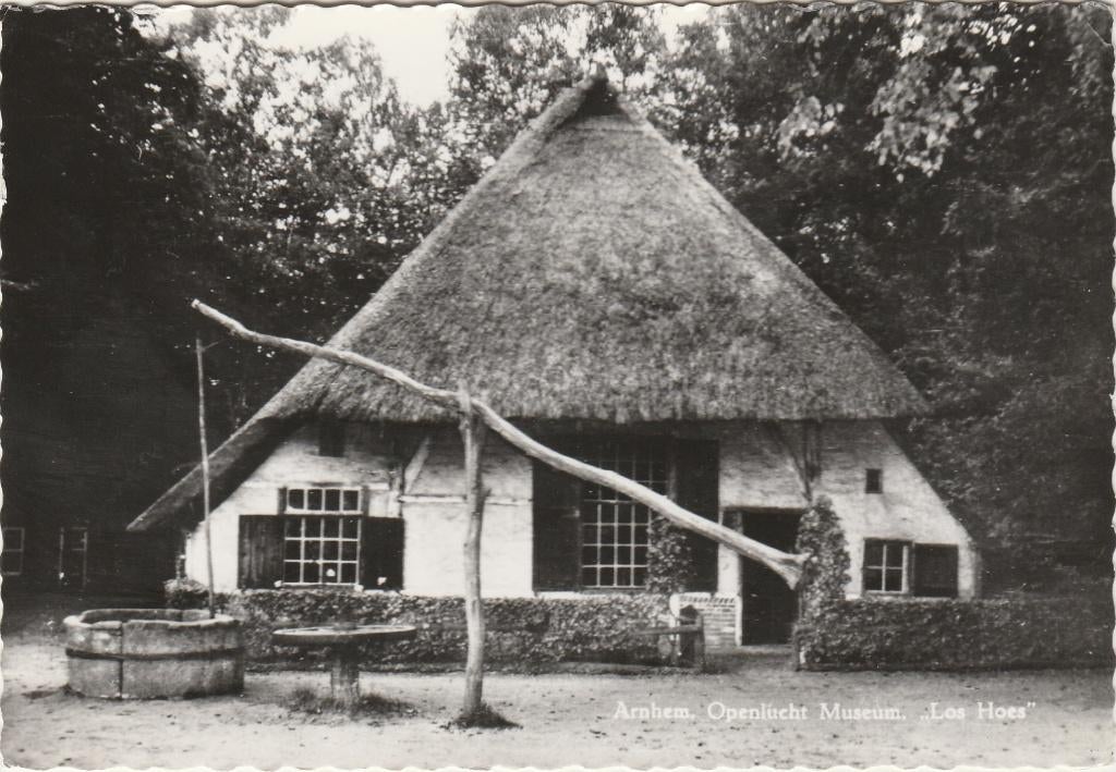 ARNHEM Openluchtmuseum Los Hoes gr.f., Verzamelen, Verzenden, 1960 tot 1980, Gelopen, Gelderland