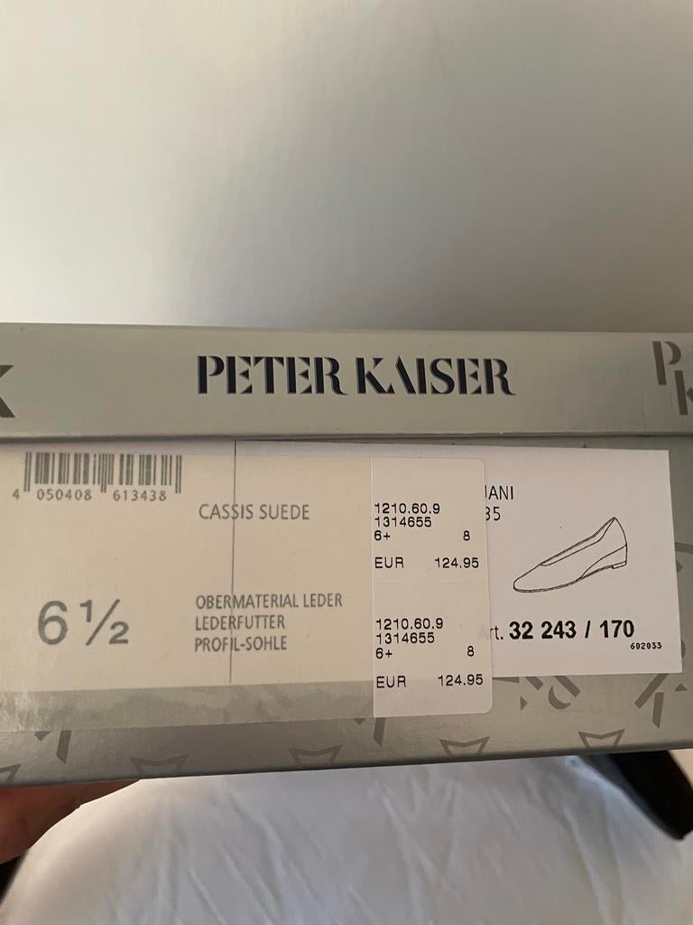 Peter Kaiser Cassis Suede pumps- Maat 39.5, Ophalen of Verzenden, Nieuw, Bruin, Ballerina's