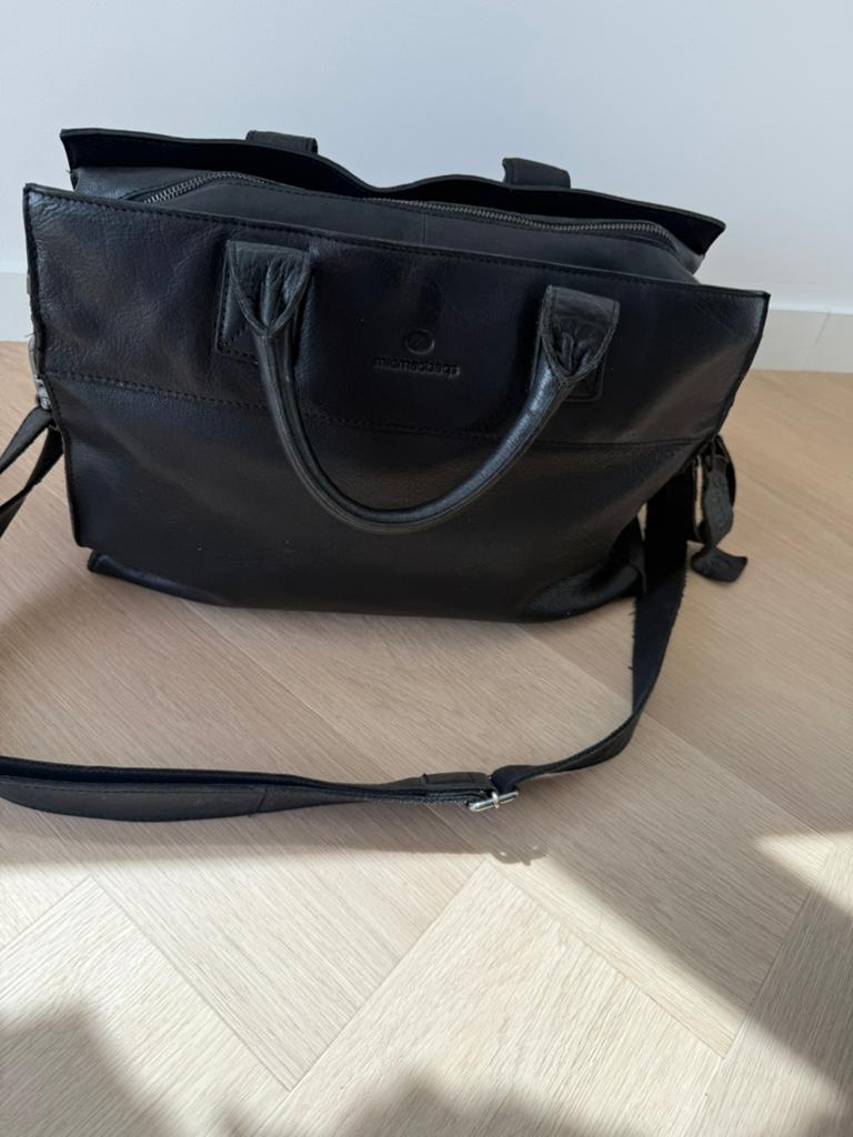 Micmacbags luiertas leder, Ophalen of Verzenden, Zo goed als nieuw, Schoudertas