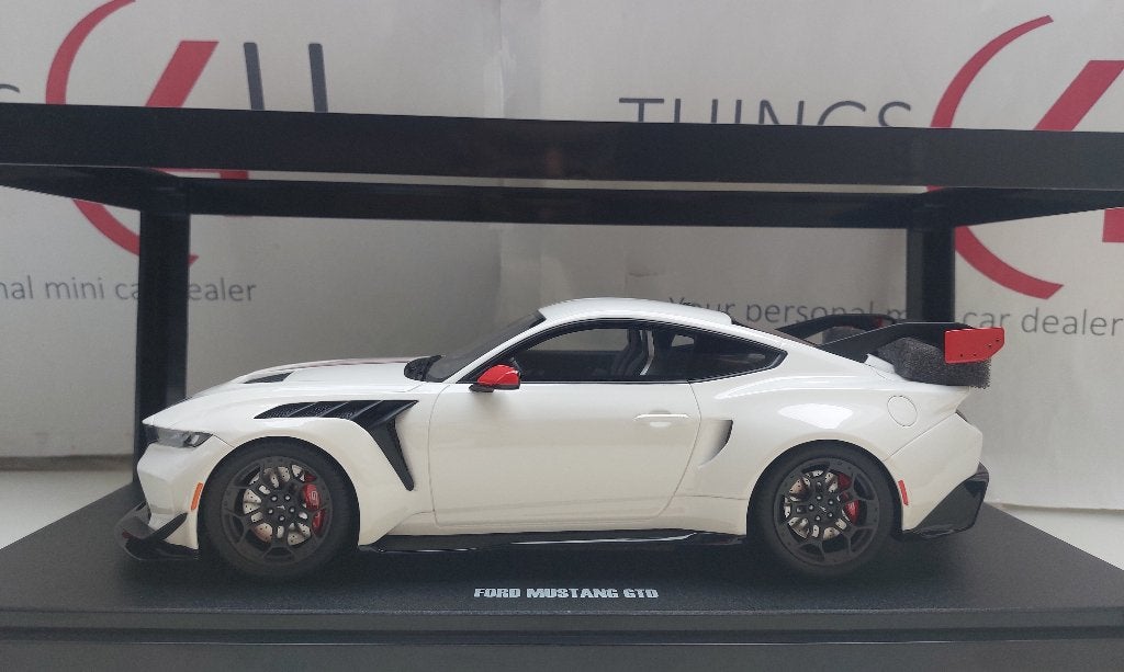 GT Spirit 1:18 Ford Mustang GTD Spirit of America 2025 wit, Ophalen of Verzenden, Nieuw, Auto, Overige merken
