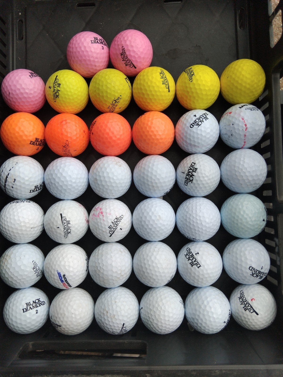 Golfballen Blackdiamond, Ophalen of Verzenden, Bal(len)