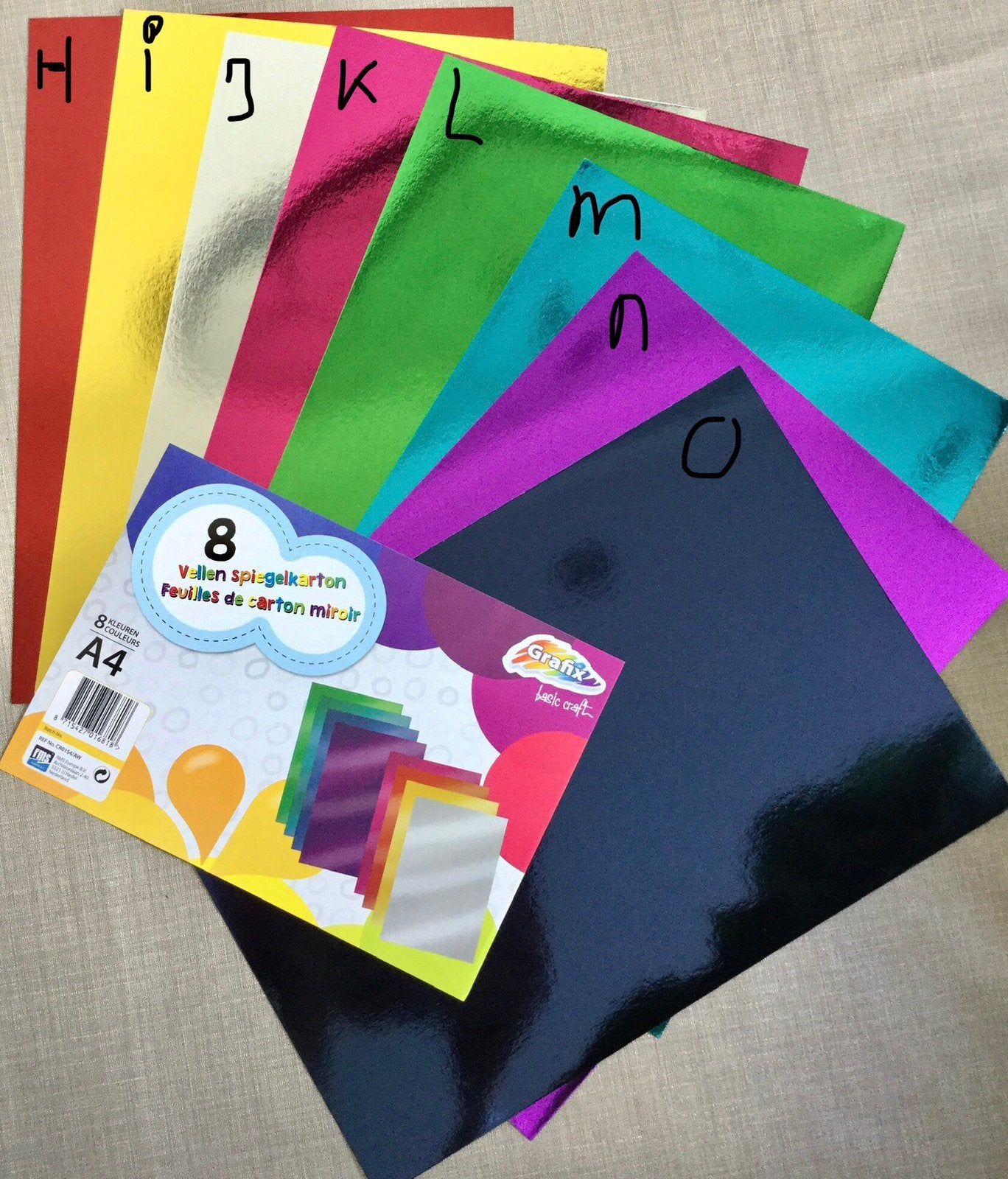8 vellen glans papier nw, Ophalen of Verzenden, Nieuw