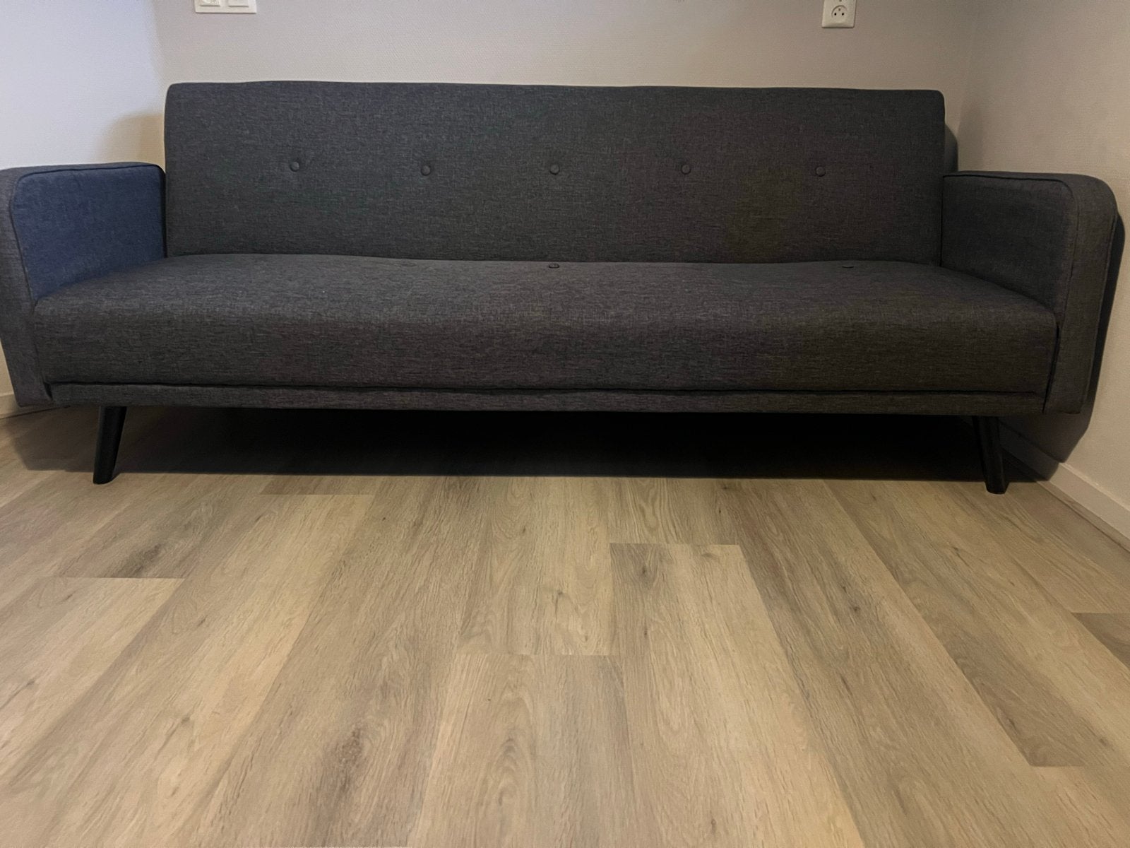 Slaapbank 205x110 - Comfortabel en praktisch, Ophalen, Tweepersoons, Zo goed als nieuw, Overige maten