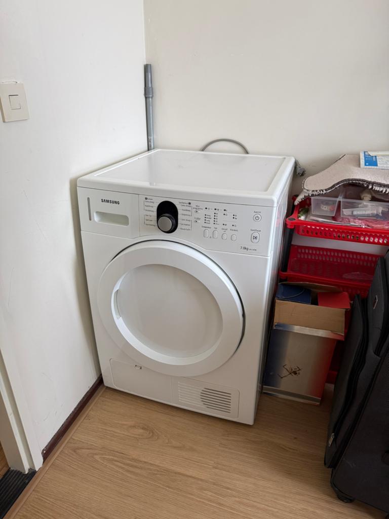 Samsung wasdroger 7.0 kg, Witgoed en Apparatuur, Wasdrogers, Ophalen, 6 tot 8 kg, Zo goed als nieuw, 85 tot 90 cm