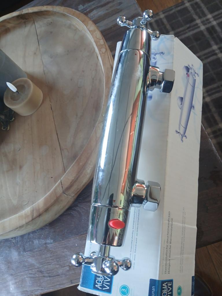 Aqua Vive Lunan Thermostatische Douchemengkraan Chroom, Ophalen of Verzenden