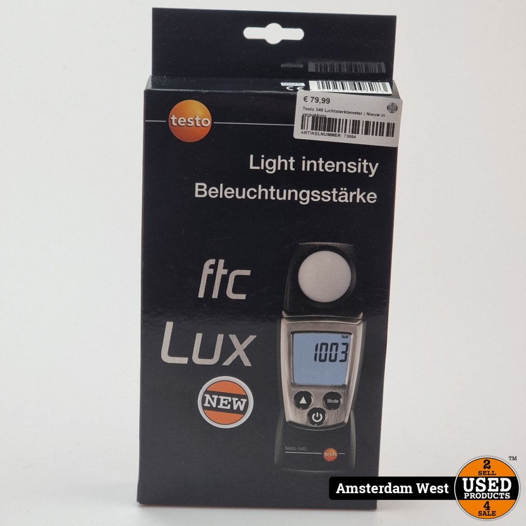 Testo 540 Lichtsterktemeter | Nieuw in verpakking