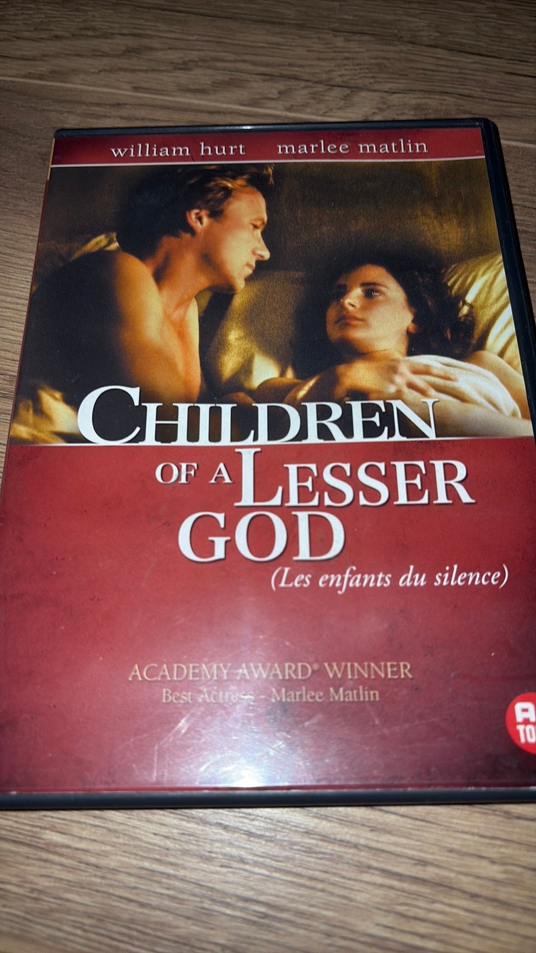 Children of a Lesser God met William Hurt en Marlee Matlin., Vanaf 16 jaar, Ophalen of Verzenden, Zo goed als nieuw