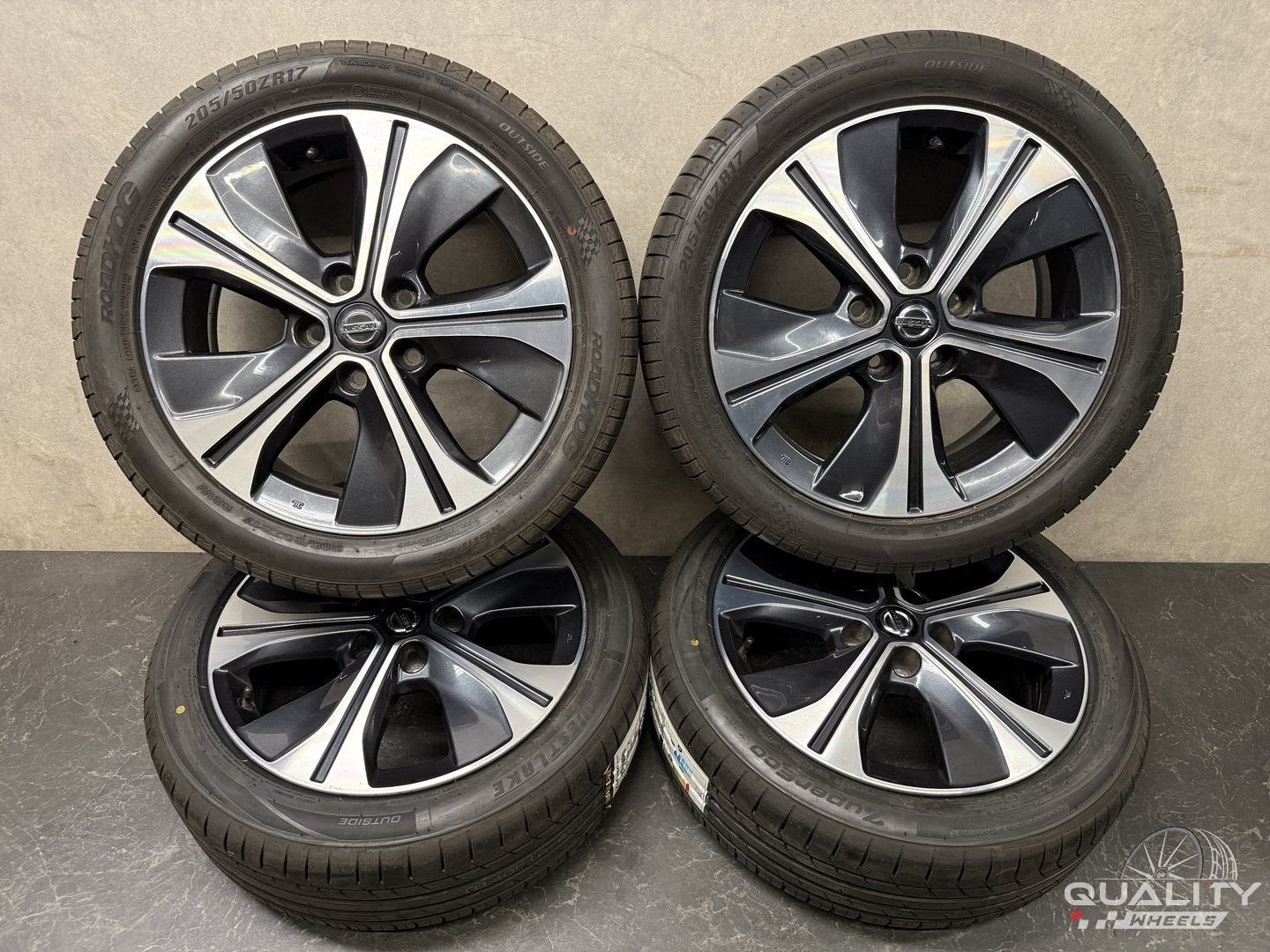 17” Nissan Pulsar, Leaf, Toyota Auris, Corolla Velgen + met, Gebruikt, -, -, Banden en Velgen