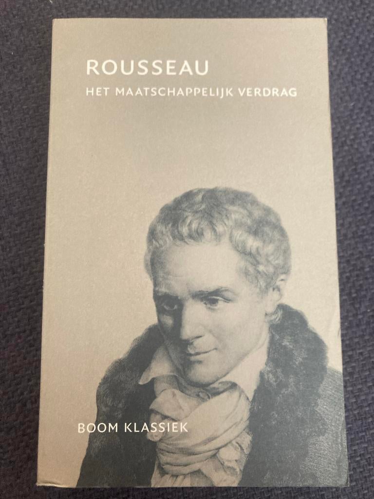 Rousseau - Het Maatschappelijk Verdrag (Boom Klassiek), Boeken, Ophalen of Verzenden, Zo goed als nieuw, Praktische filosofie