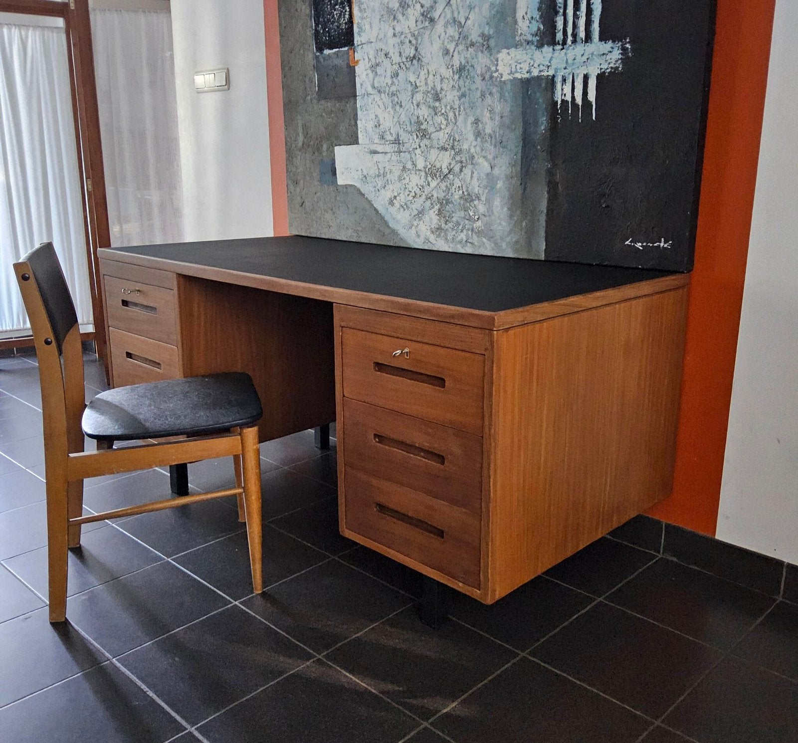 Vintage bureau Philips jaren 60-70, Ophalen, Zo goed als nieuw