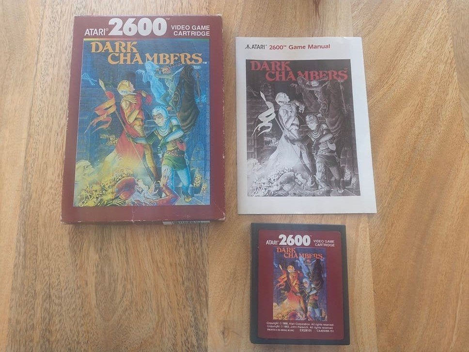 Dark Chambers voor de Atari 2600, Spelcomputers en Games, Games | Atari, Avontuur en Actie, Gebruikt, 1 speler, Ophalen of Verzenden