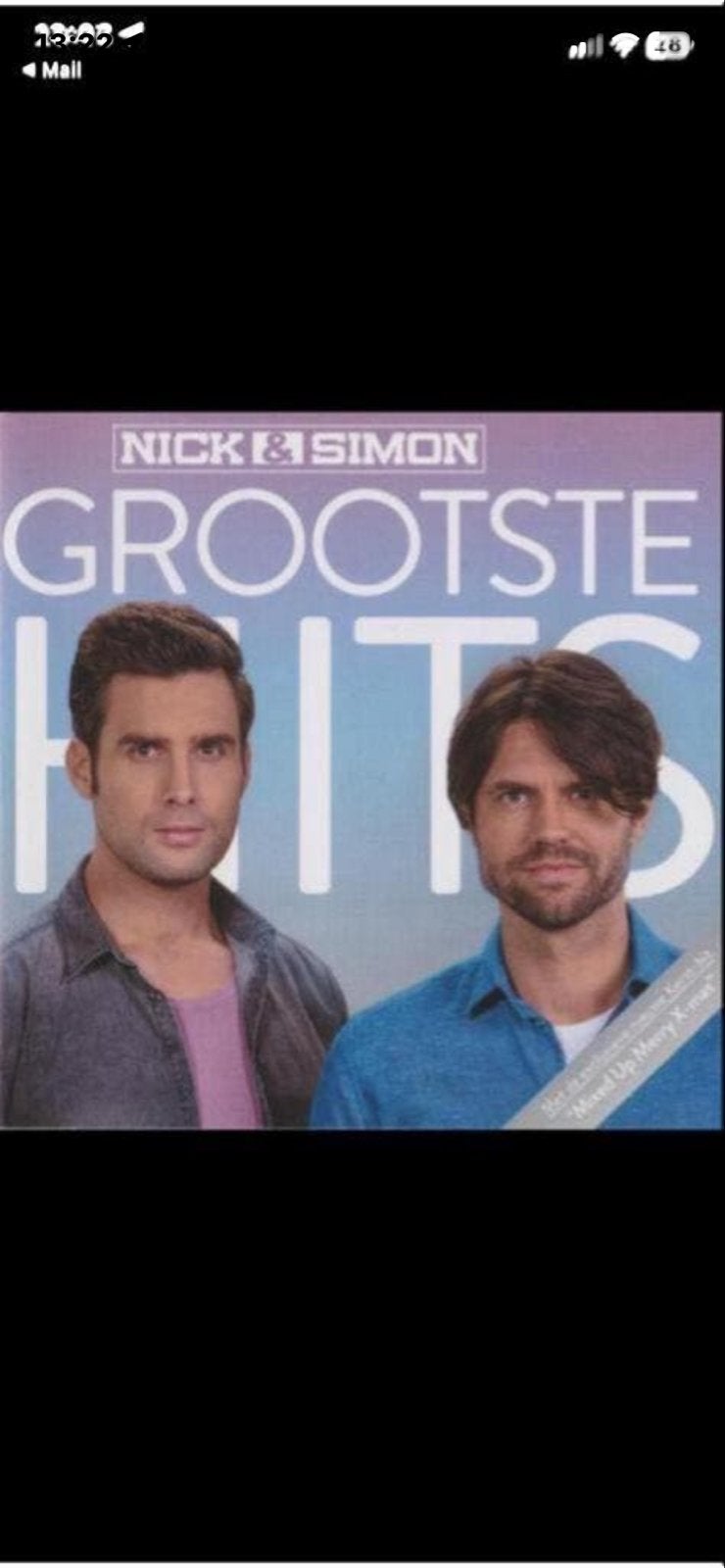 Nick & Simon - Grootste Hits CD, Gebruikt, Ophalen of Verzenden, Inclusief boekje, Verzamelalbum