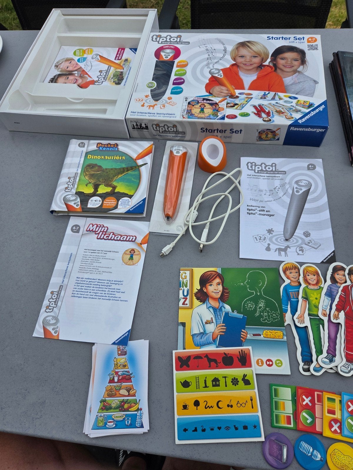 Tiptoi - Starter set met pen + extra boek, Ophalen of Verzenden, Zo goed als nieuw