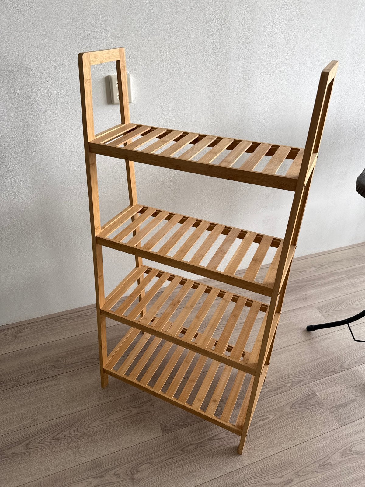 Bamboe opbergrek met 4 planken, Ophalen, Gebruikt