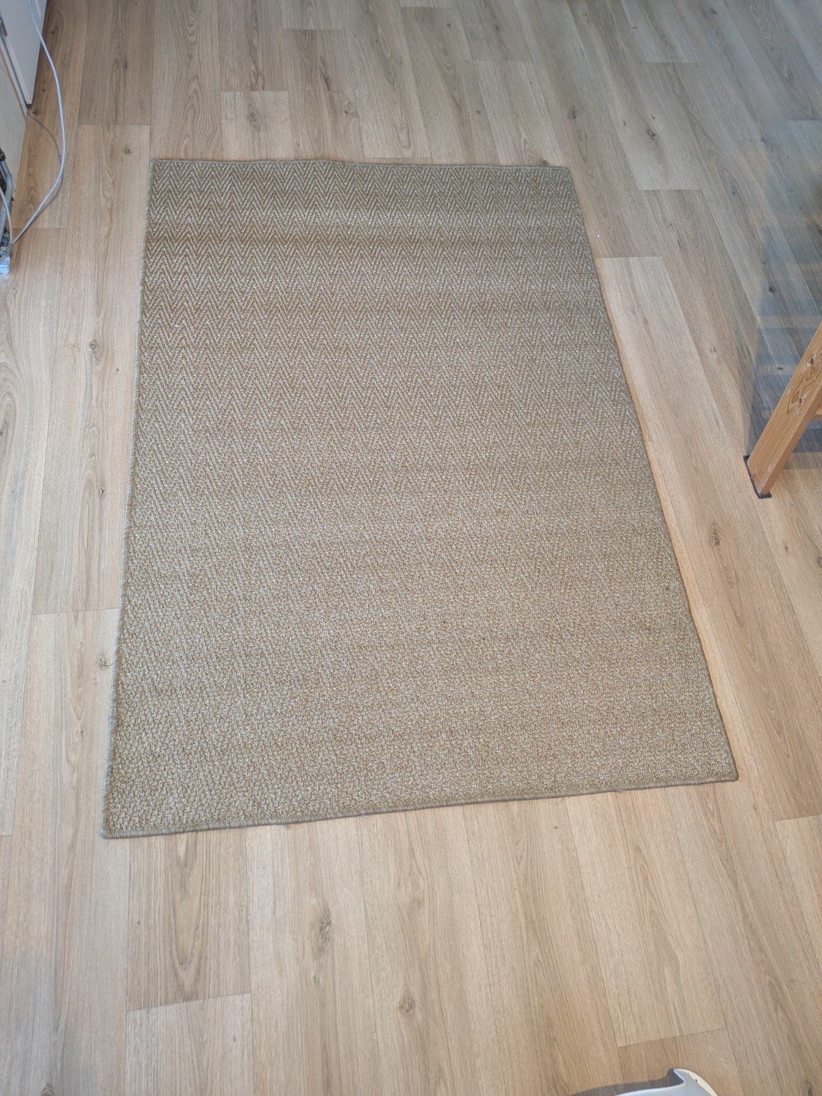 Vloerkleed 120x180cm, Ophalen, 100 tot 150 cm, Zo goed als nieuw, Beige