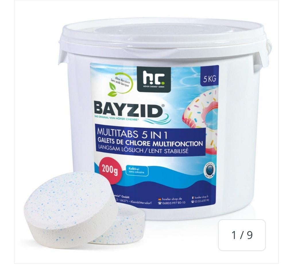 Chloor Multitabs 5-in-1 chloortabletten 5 kg, Ophalen of Verzenden, Nieuw, Reinigingsmiddel
