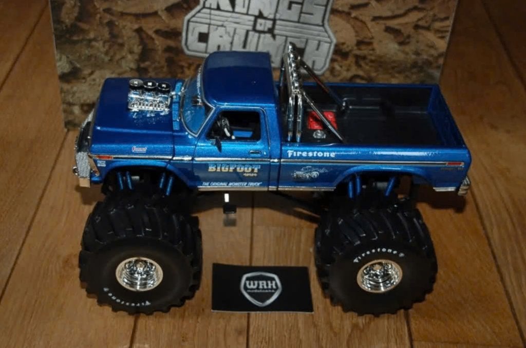 1:18 FORD F250 BIGFOOT MONSTERTRUCK Greenlight in doos WRH, Verzenden, Zo goed als nieuw, Auto, Overige merken