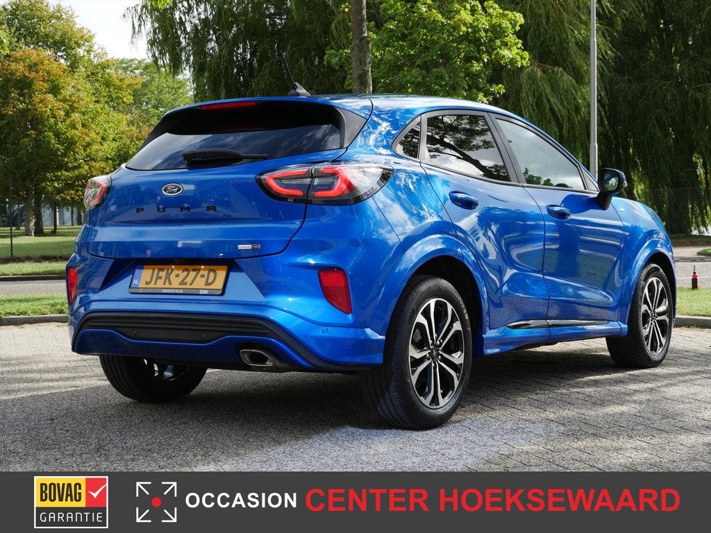 Ford Puma 1.0i Ecoboost Hybrid Automaat 125pk ST-Line | Carp, 12 maanden, Euro 6, Blauw, 665 kg