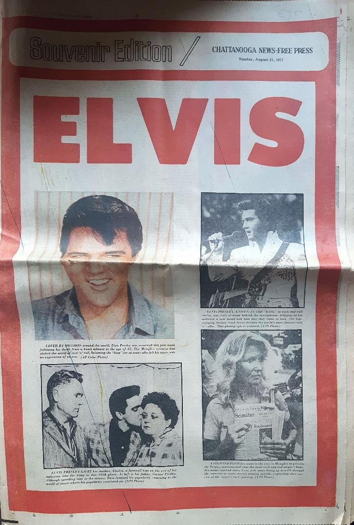 Elvis krant special edition 1977 COMPLEET, Ophalen of Verzenden, Zo goed als nieuw, Krant