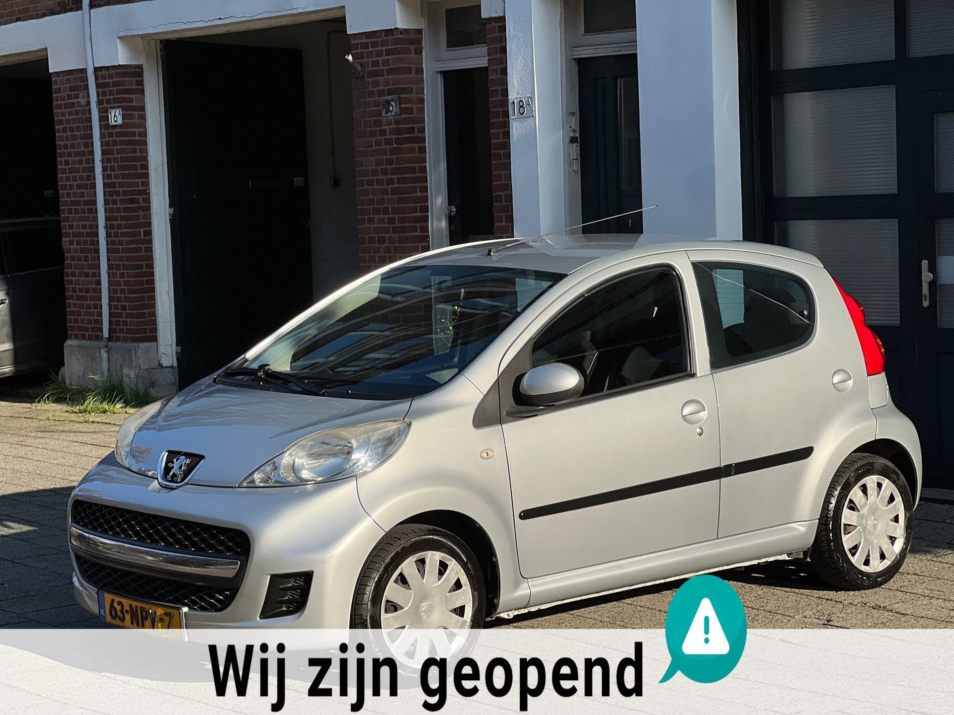 Peugeot 107 1.0-12V Sublime-airco-elek ramen, Voorwielaandrijving, Gebruikt, 4 stoelen, 68 pk