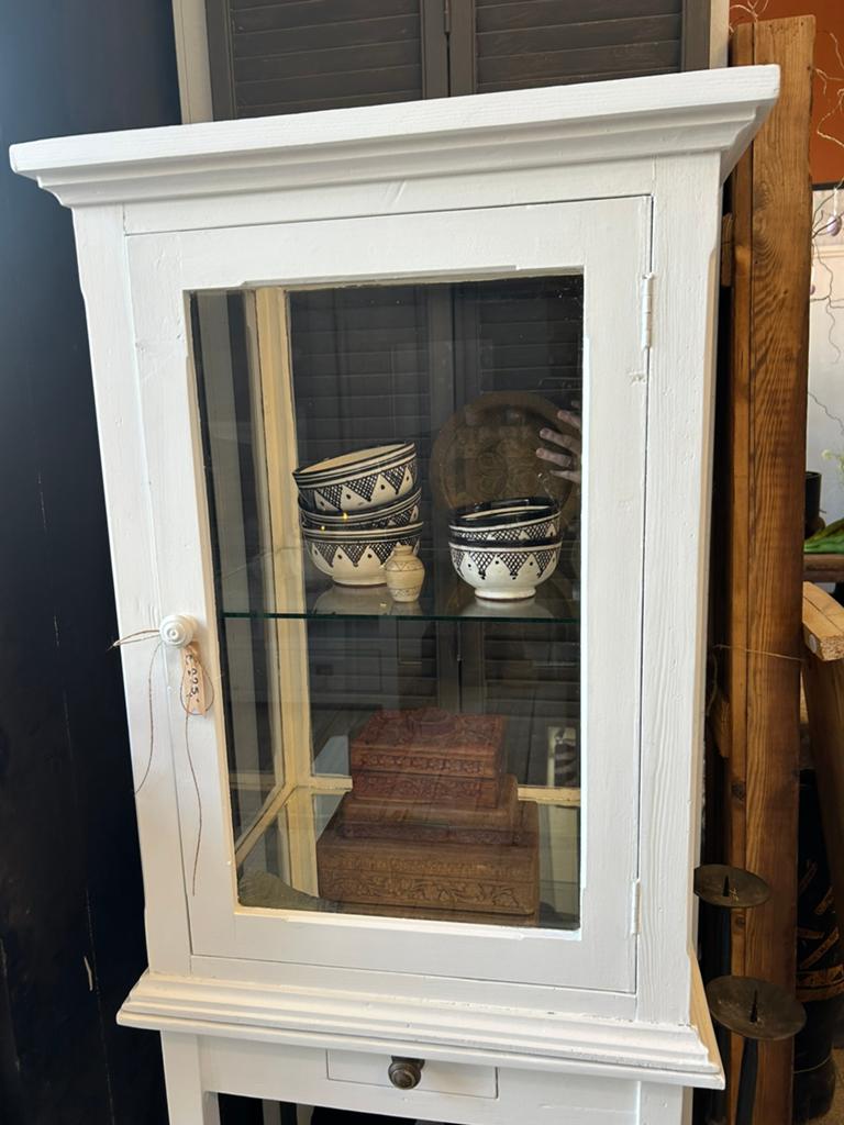 Brocante Toonbank vitrine / pronkkast, Ophalen, Gebruikt, 25 tot 50 cm, Minder dan 100 cm