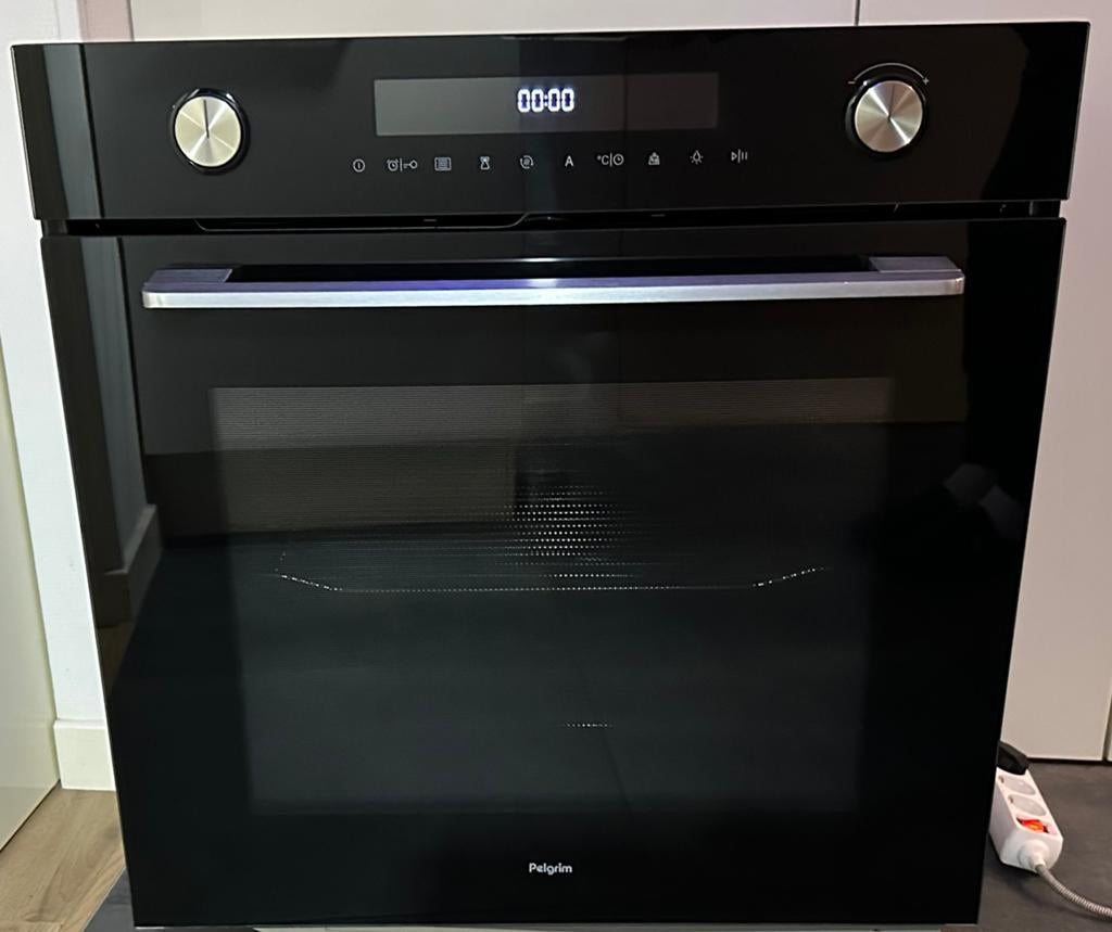 Pelgrim inbouw Oven/magnetronfunctie COM316GLS(nieuwstaat), Combimagnetron, Hete lucht, Ophalen of Verzenden, Zo goed als nieuw
