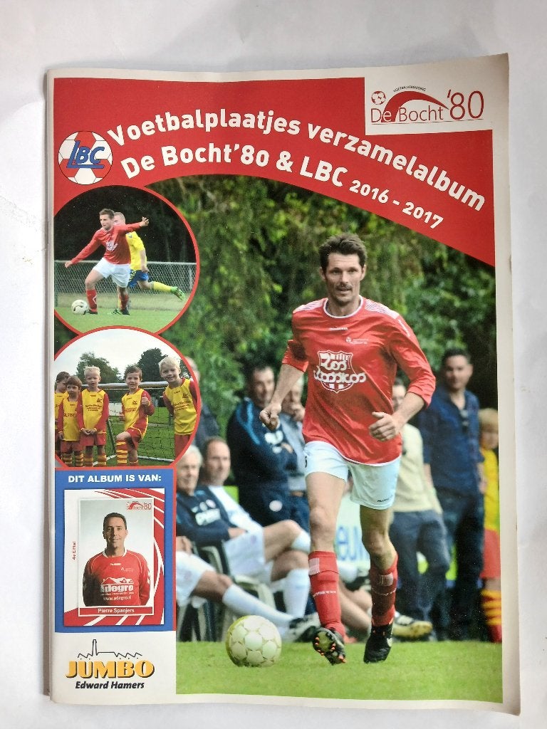 Voetbalplaatjes verzamelalbum De Bocht '80 & LBC 2016-2017, Verzenden, Zo goed als nieuw, Overige binnenlandse clubs, Boek of Tijdschrift