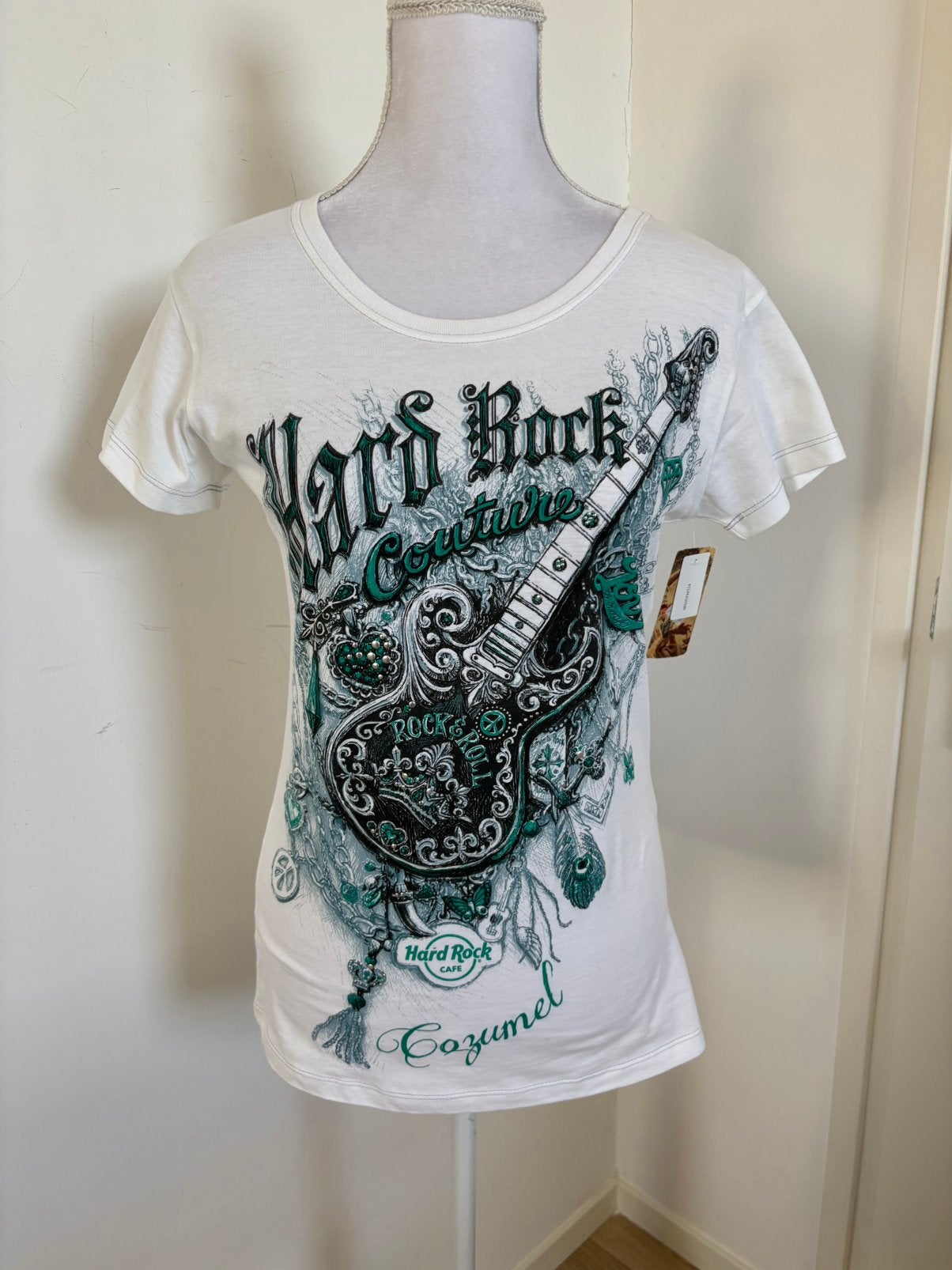 Nieuw mét kaartje! Hard Rock Café Cozumel shirt - maat M, Maat 38/40 (M), Wit, Nieuw, Ophalen of Verzenden