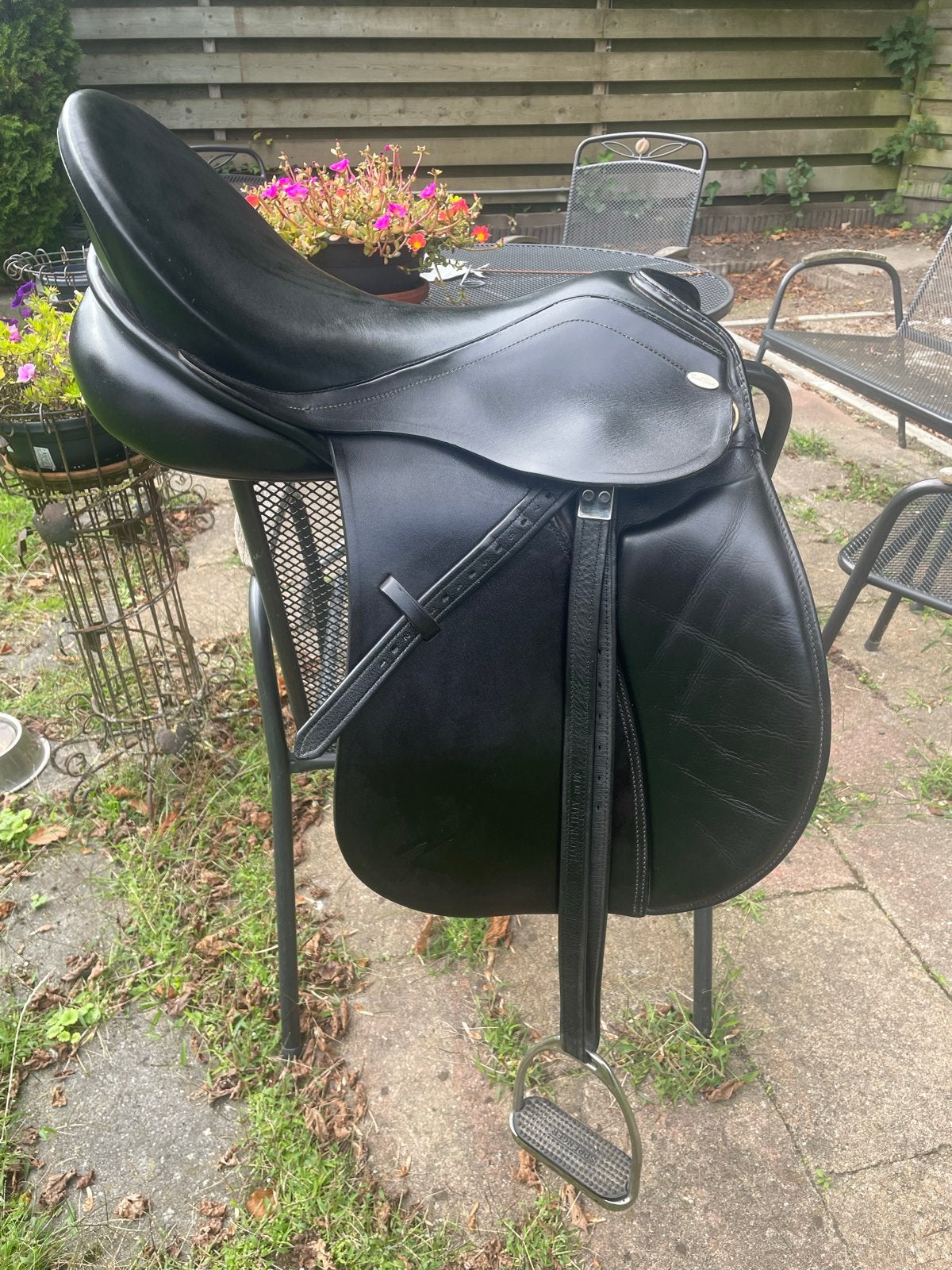 Mooie Kentaur Seneca veelzijdigheidszadel 17,5 inch, Ophalen, L (17.5 inch), Gebruikt, Dressuur