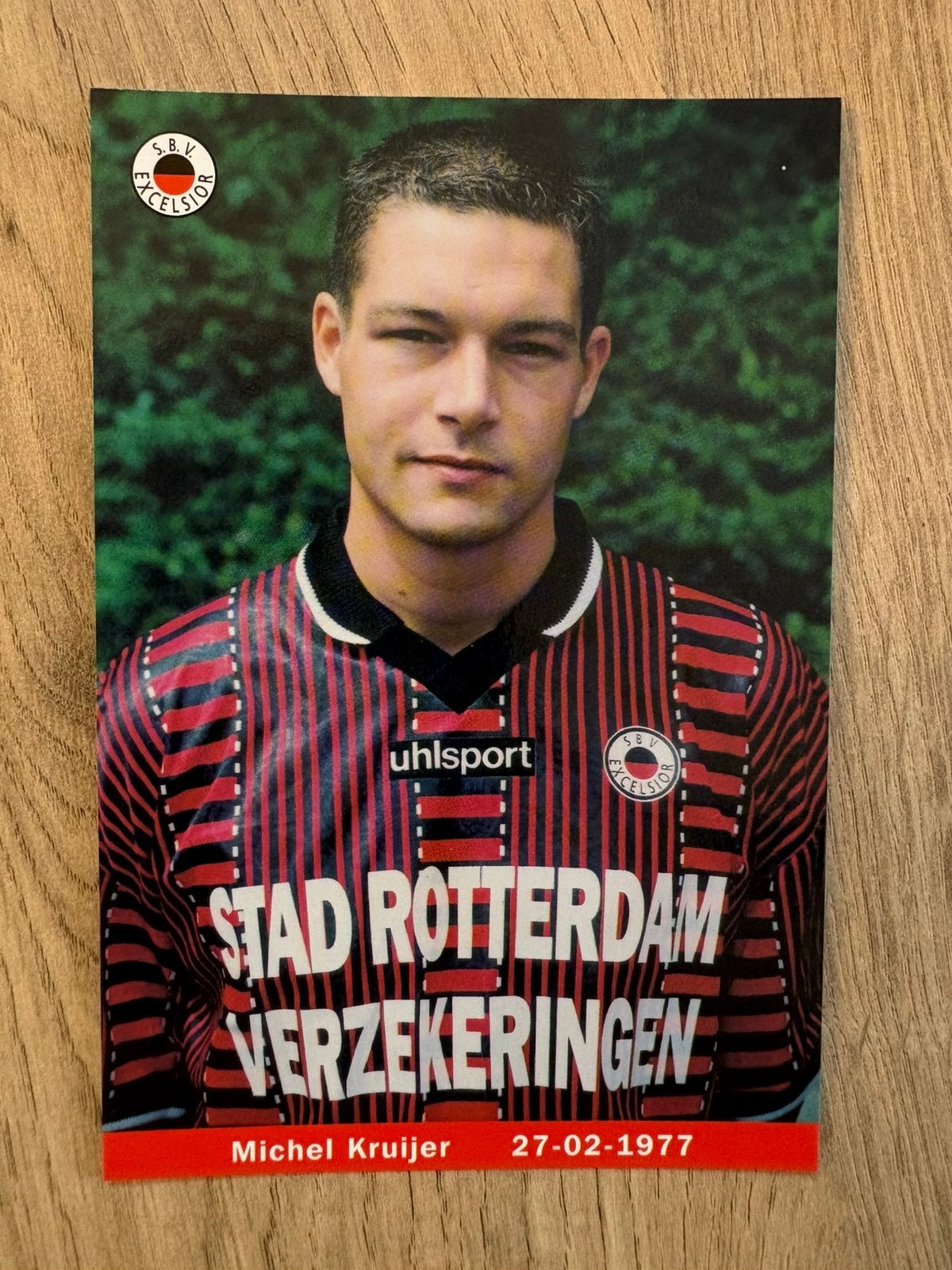Fotokaart Michel Kruijer (Excelsior)., Ophalen of Verzenden, Nieuw, Buitenlandse clubs, Spelerskaart