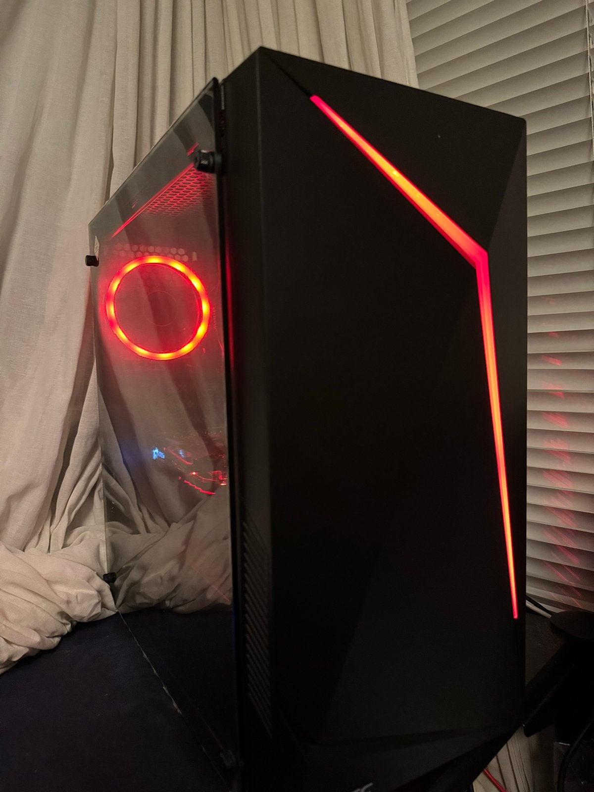 RGB Game PC - AMD Ryzen, GTX 1050 Ti, 16GB RAM, SSH+HDD, Computers en Software, Zelf gebouwde pc, Ophalen of Verzenden, Zo goed als nieuw