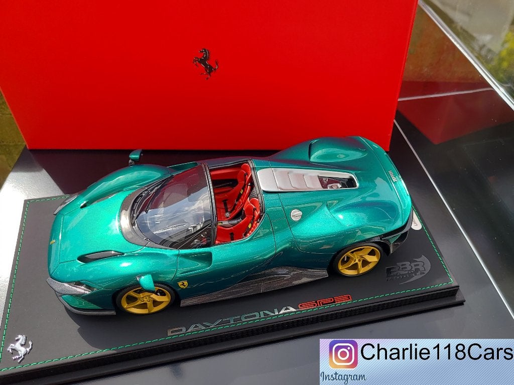 BBR 1/18 Ferrari Daytona SP3 – Green Jewel, Ophalen of Verzenden, Nieuw, Overige merken