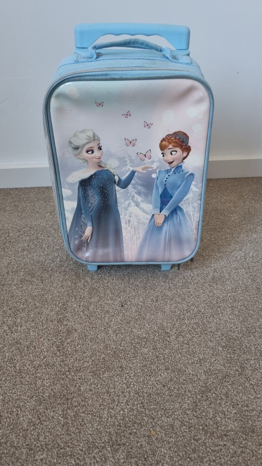Frozen kinderkoffer met uitschuifbare handgreep en wieltjes, Ophalen of Verzenden