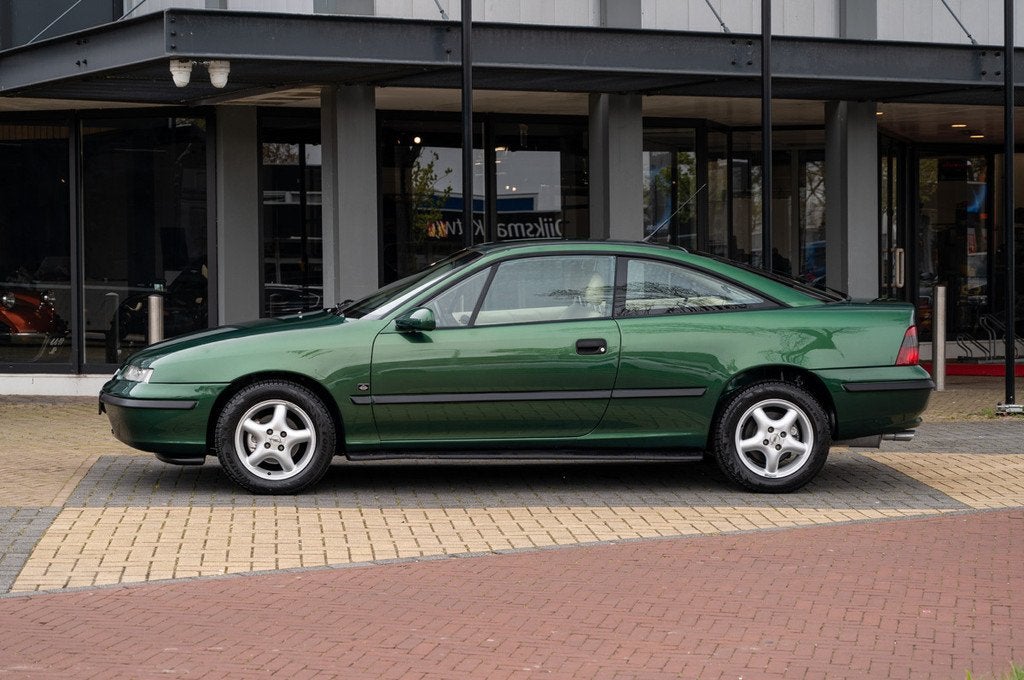 Opel Calibra 2.0i 16V (bj 1996), Lederen bekleding, 1998 cc, 136 pk, Beige