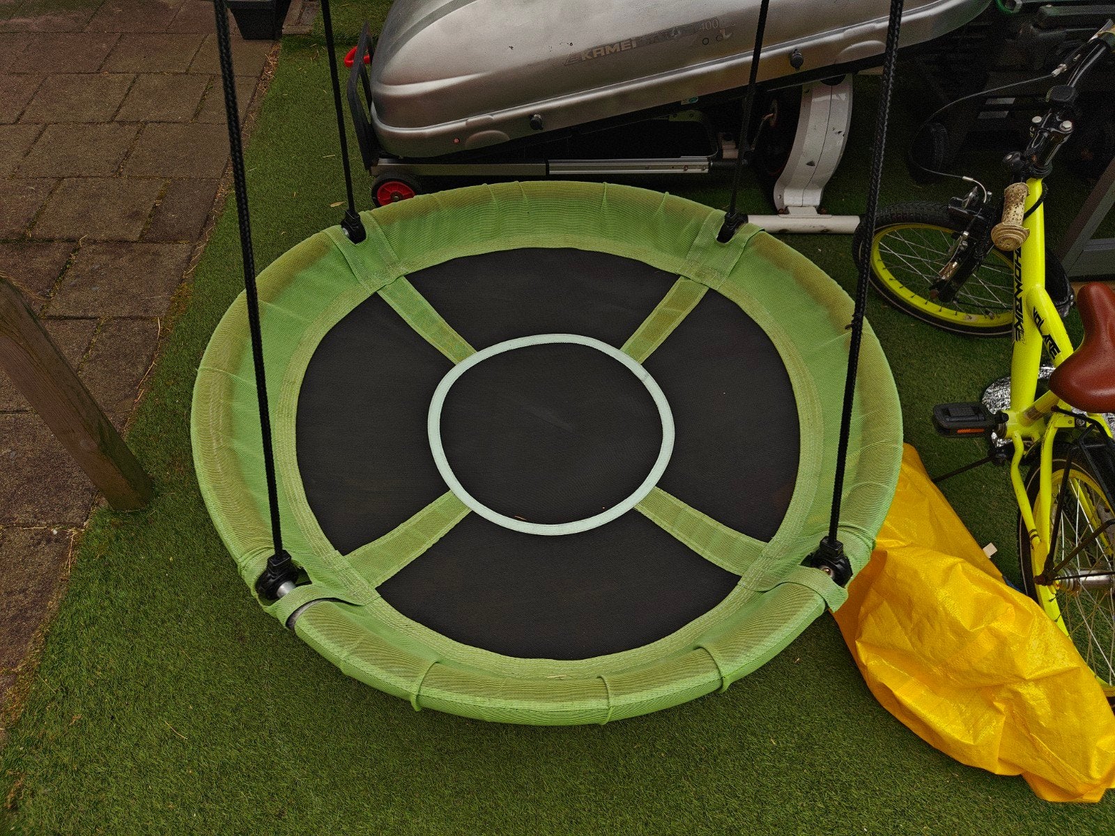 Schommel voor kinderen - 110cm diameter, Ophalen of Verzenden, Gebruikt, Schommel