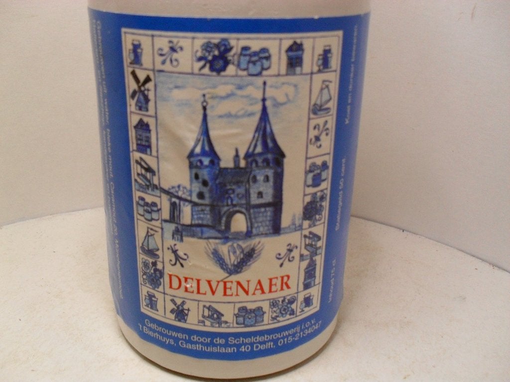 Bierkruik 1999 Delvenaer  Scheldbrouwerij, Verzamelen, Biermerken, Ophalen of Verzenden, Gebruikt, Flesje(s), Overige merken