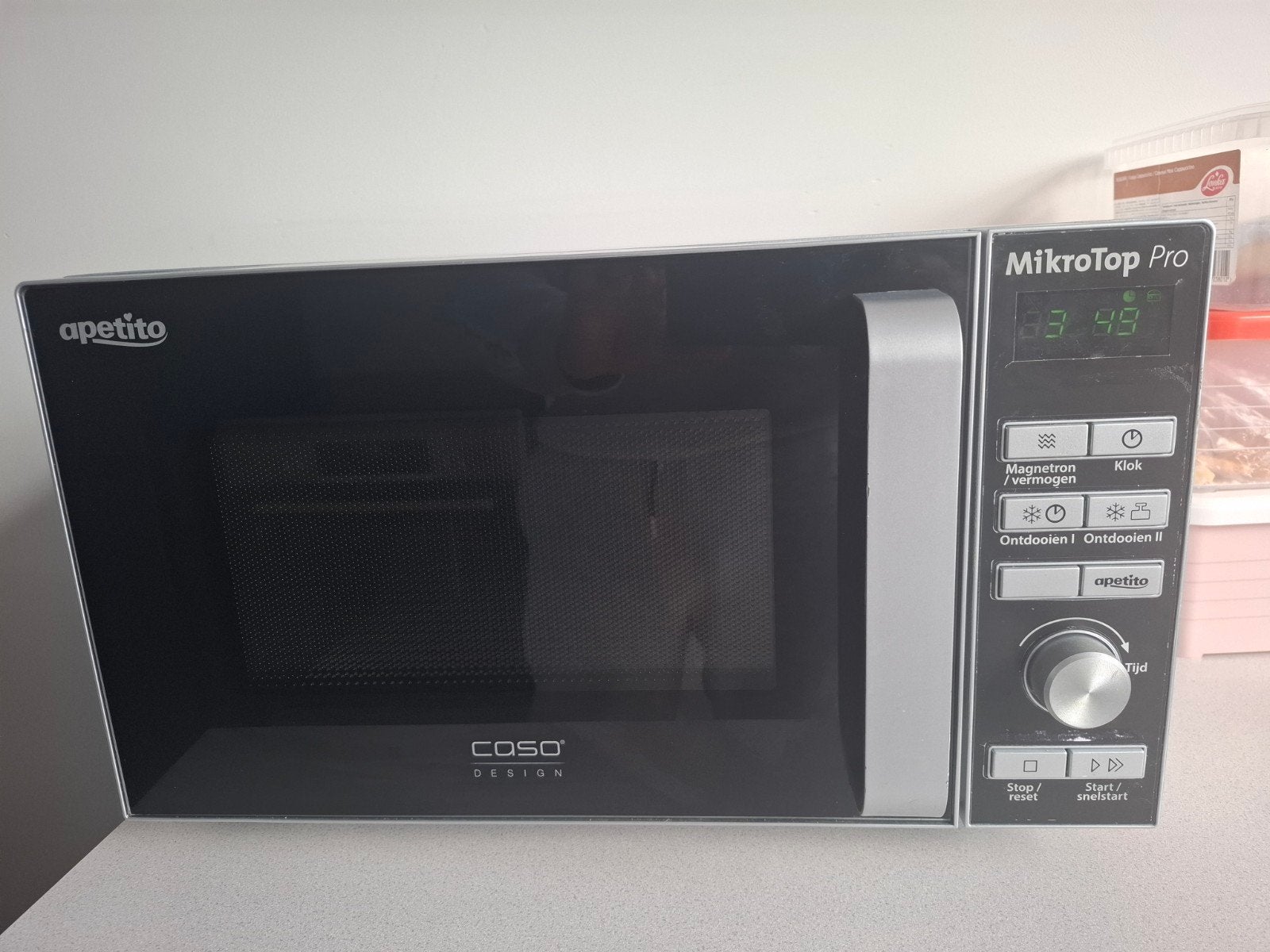Zo goed als nieuwe Caso Mikrotip Pro magnetron, Witgoed en Apparatuur, Ophalen of Verzenden
