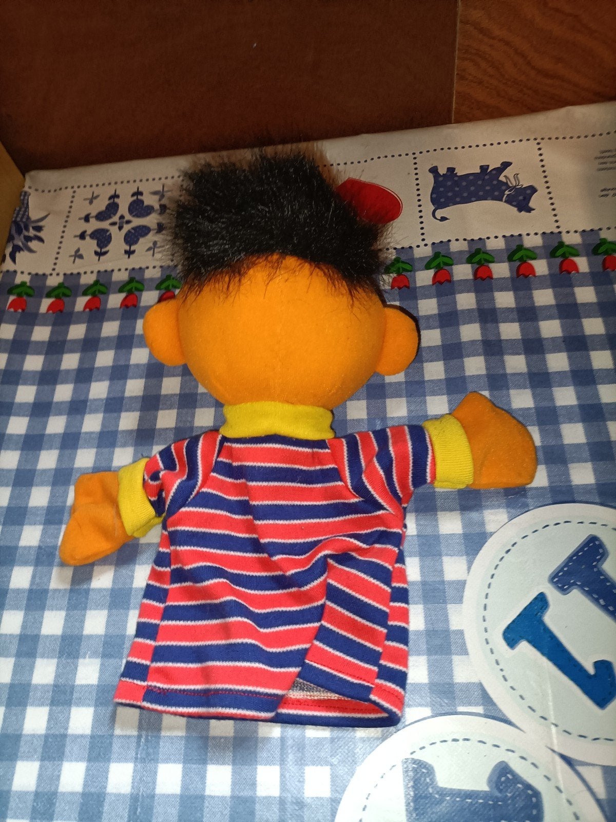 Vintage Ernie handpop TYGO Jim Henson 1997, Ophalen of Verzenden, Zo goed als nieuw, Overige typen