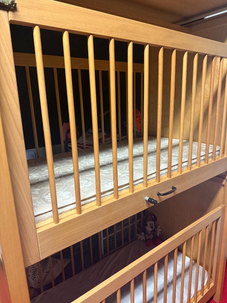 Kinderopvang bed, Ophalen, 85 tot 100 cm, Zo goed als nieuw, Hoogslaper of Stapelbed
